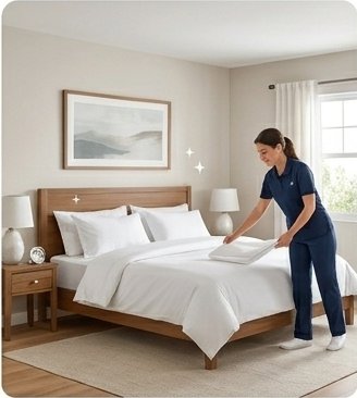 Bedroom cleaning